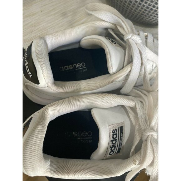 Adidas Cloudfoam Advantage Clean Shoes White 7 - Picture 9 of 11